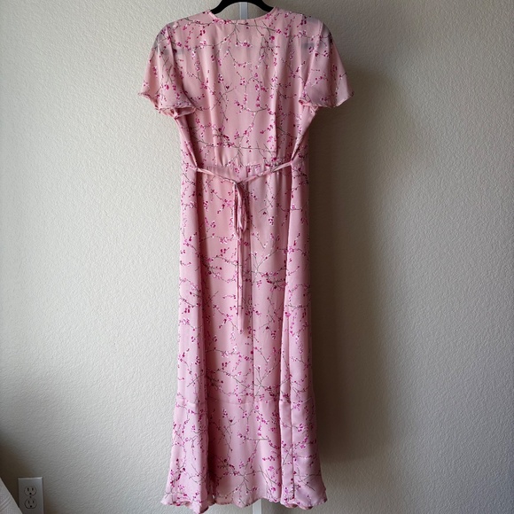 Vintage Always Caroline Pink Floral Maxi Dress - Picture 5 of 5